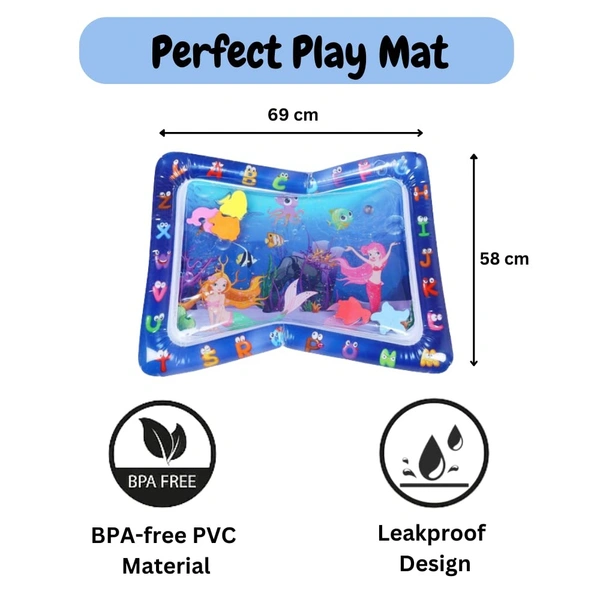 Baby Water Play Mat Toys Inflatable Fun Activity Play