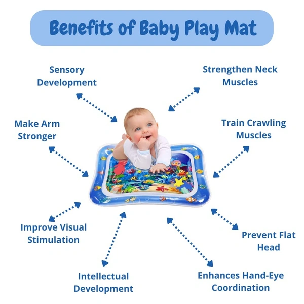 Baby Water Play Mat Toys Inflatable Fun Activity Play