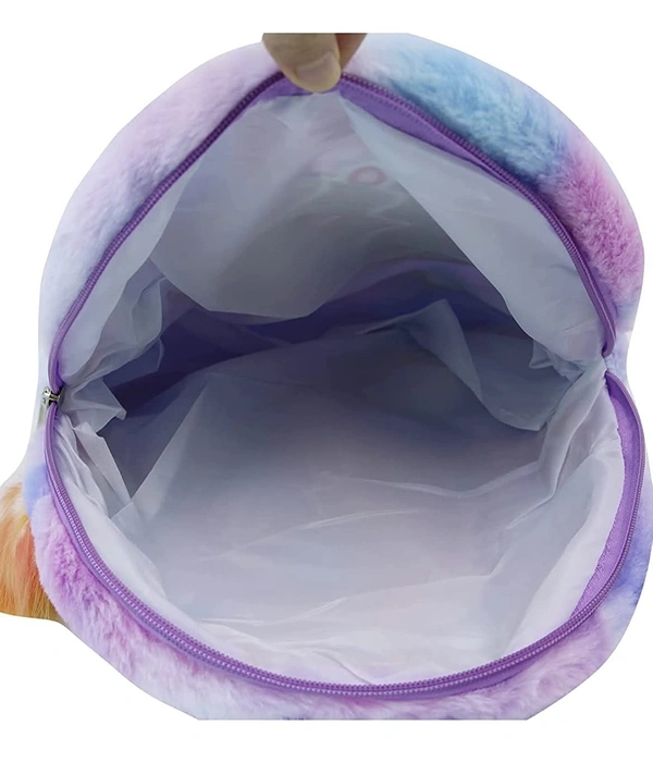 Unicorn Fur Back Bag Cross side Bag and Travel Bag for Kids