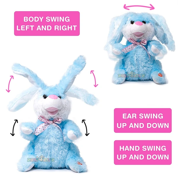 Musical Dancing and Singing Plush Rabbit Soft Toy for Kids