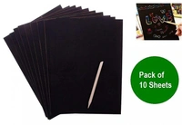 Magic scratch coloring Paper sheets (10 sheets)
