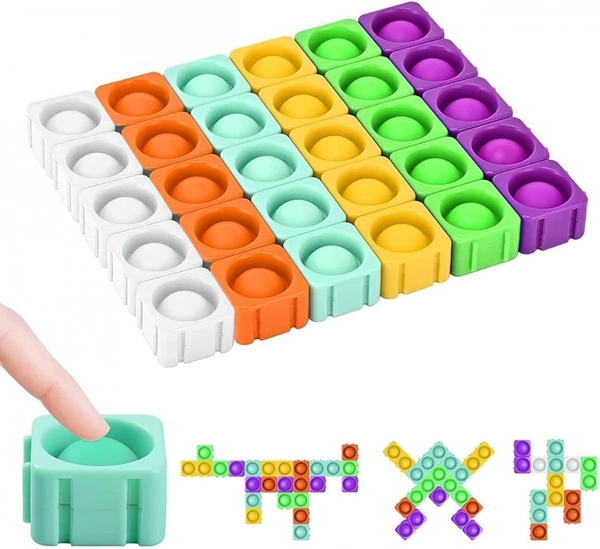 Pop it fidget construction toys