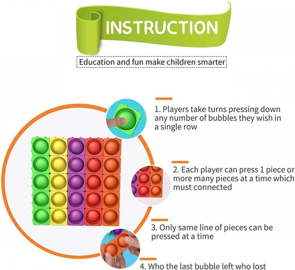 Pop it fidget construction toys