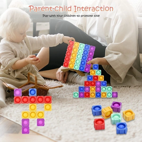 Pop it fidget construction toys