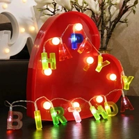 Happy Birthday LED Light Letters Battery operated