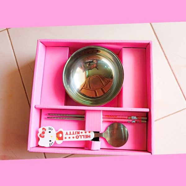 Colorful Kitty Bowl set 