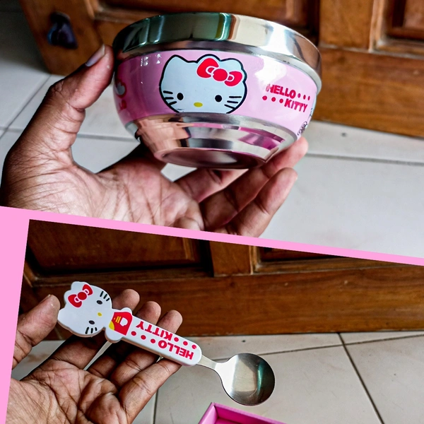 Colorful Kitty Bowl set 