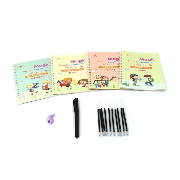 Magic Books for Hand writing 4pcs