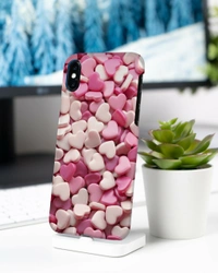 Small Love Shape Stone Pices