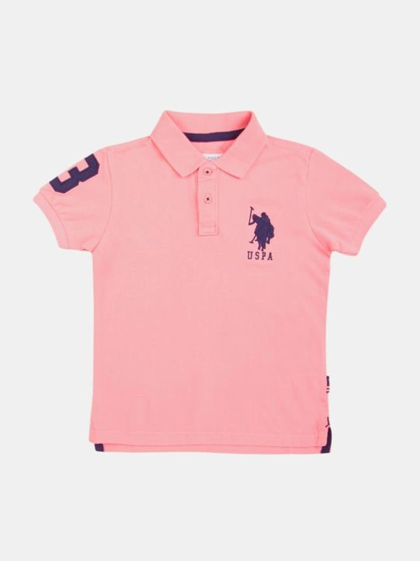 Polo T-shirt - Lite Pink, L