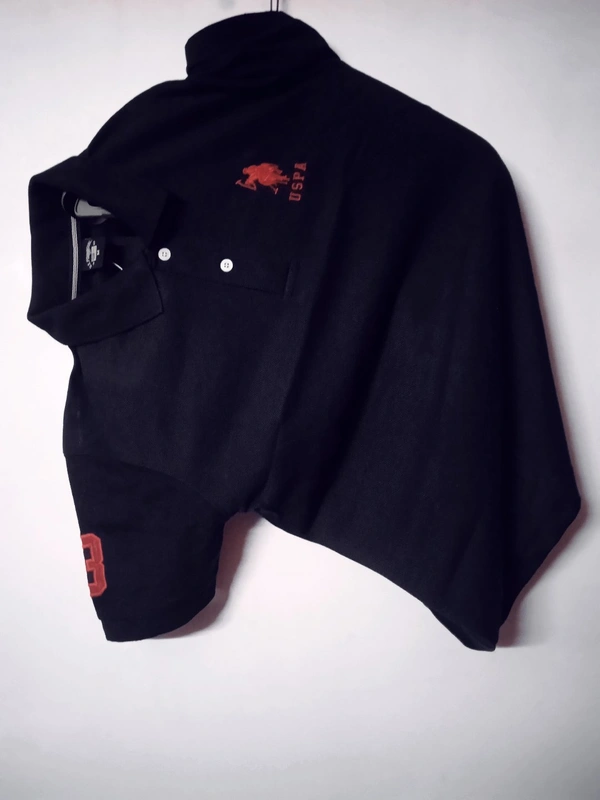 Polo T-shirt - Black, M