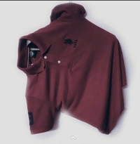 Polo T-shirt - Maroon, M