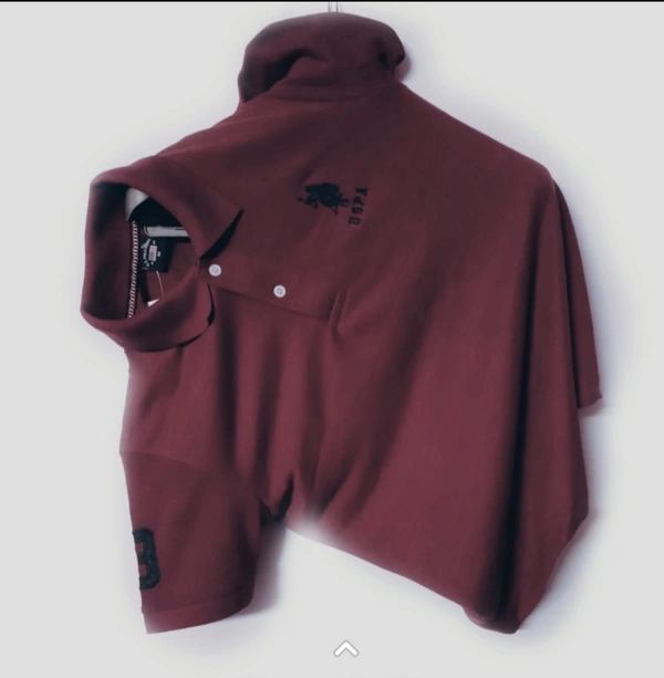 Polo T-shirt - Maroon, M