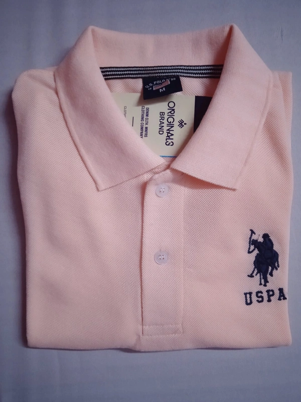 Polo T-shirt - Lite Pink, M