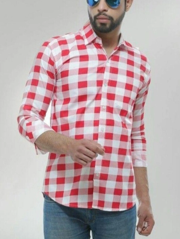 Chek Shirt - Pink, M