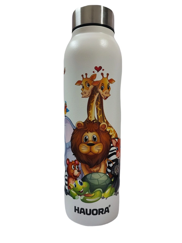 950ml Animal Printed SS Bottle (W) (SS304 Grade) - 
