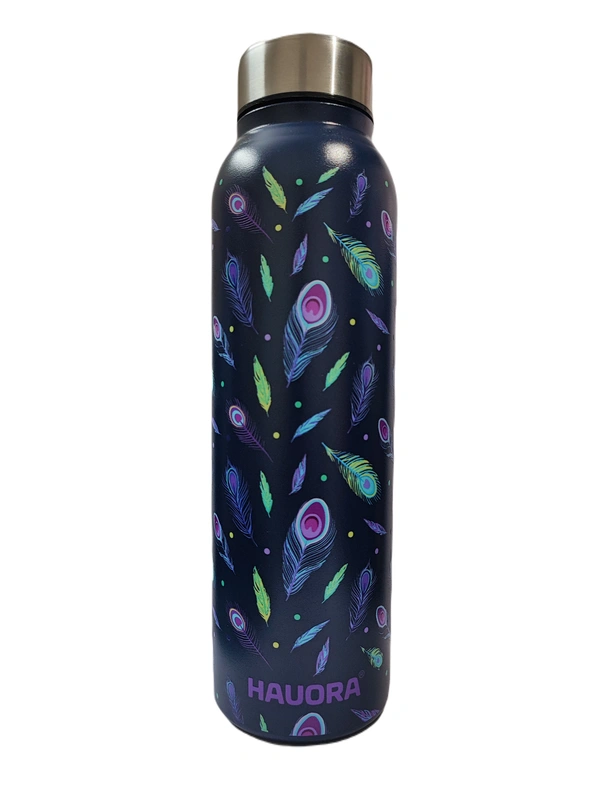 950ml Peacock Feather SS Bottle (BL) (SS304 Grade) - 