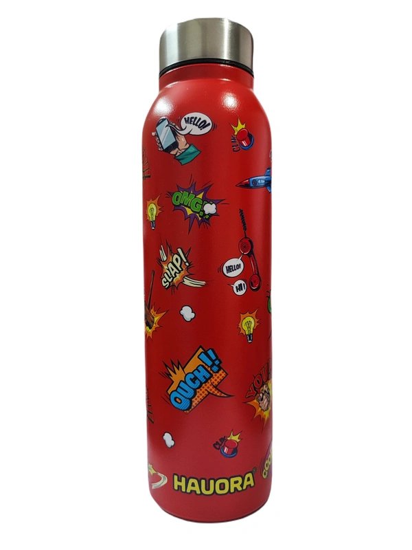 950ml Boom Printed SS Bottle (SS304 Grade) - 
