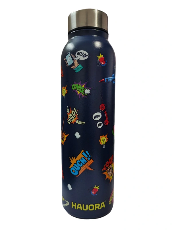 950ml Boom Printed SS Bottle (BL) (SS304 Grade) - 