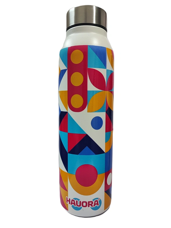 950ml Colourful Wrap Printed SS Bottle (W) (SS304 Grade) - 