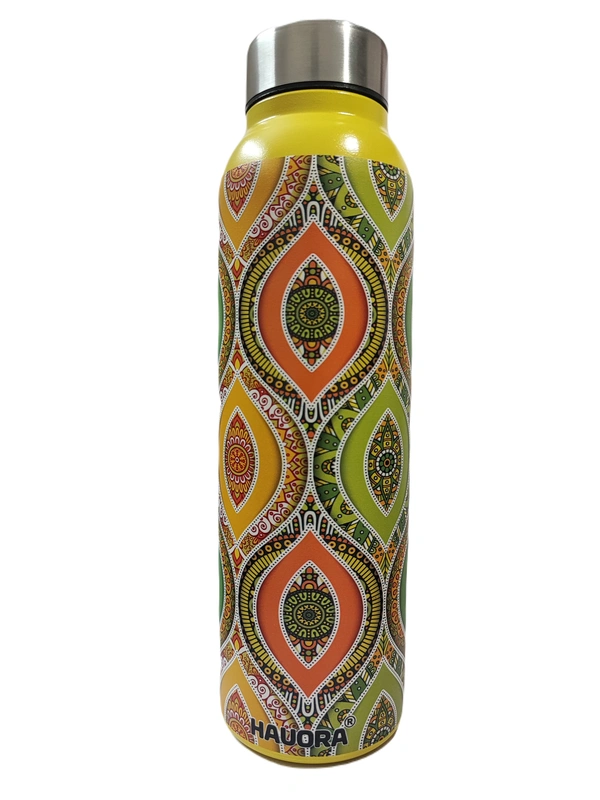 950ml Texture Layer Printed SS Bottle (Y) (SS304 Grade) - 