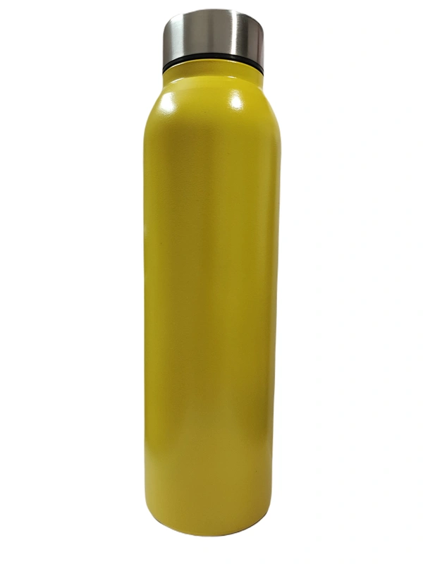 950ml Yellow Colour SS Bottle (SS304 Grade) - 
