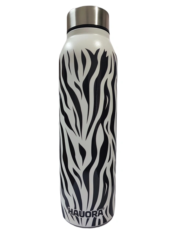 950ml Zebra Printed SS Bottle (W) (SS304 Grade) - 