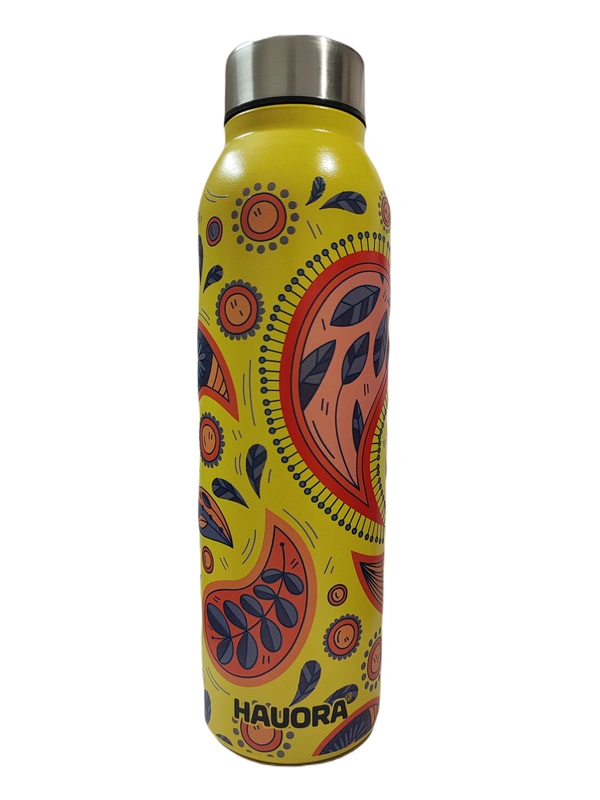 950ml Floral Paisley Printed SS Bottle (Y) (SS304 Grade) - 
