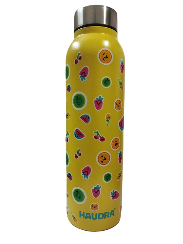 950ml Fruit Printed SS Bottle (Y) (SS304 Grade) - 
