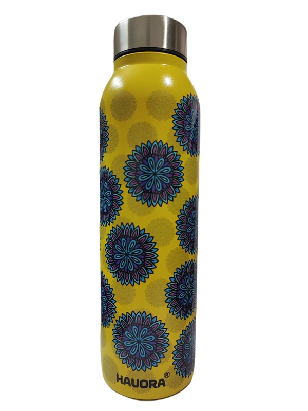 950ml Blue Chakra Printed SS Bottle (Y) (SS304 Grade) - 