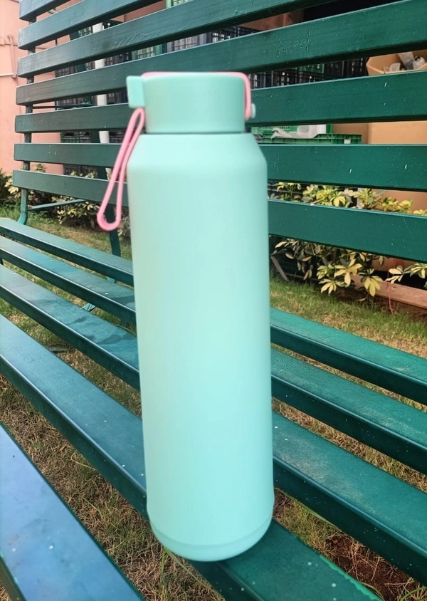 700ml PU Bottle Laser Engraving - AquaMarine