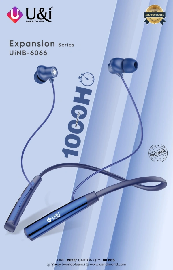 U&i UiNB-6066 Expansion Series Neckband | Premium Audio