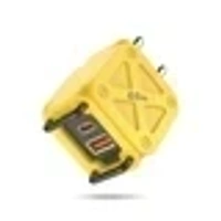UBON CH-940 Warrior 2.0 65W Dual Port Fast Charger  - Yellow