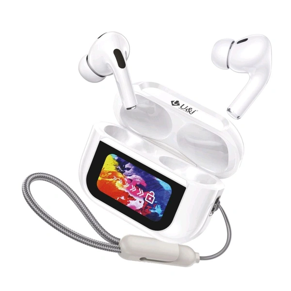 U&i Century Series 100 Hour Music Time True Wireless Earbuds | ANC & Game Mode - White