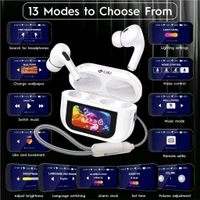 U&i Century Series 100 Hour Music Time True Wireless Earbuds | ANC & Game Mode - White