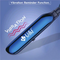 U&i Crisp Series 50 Hours Music Time Bluetooth Neckband | 60MS Low Latency & Vibration Alert - Blue