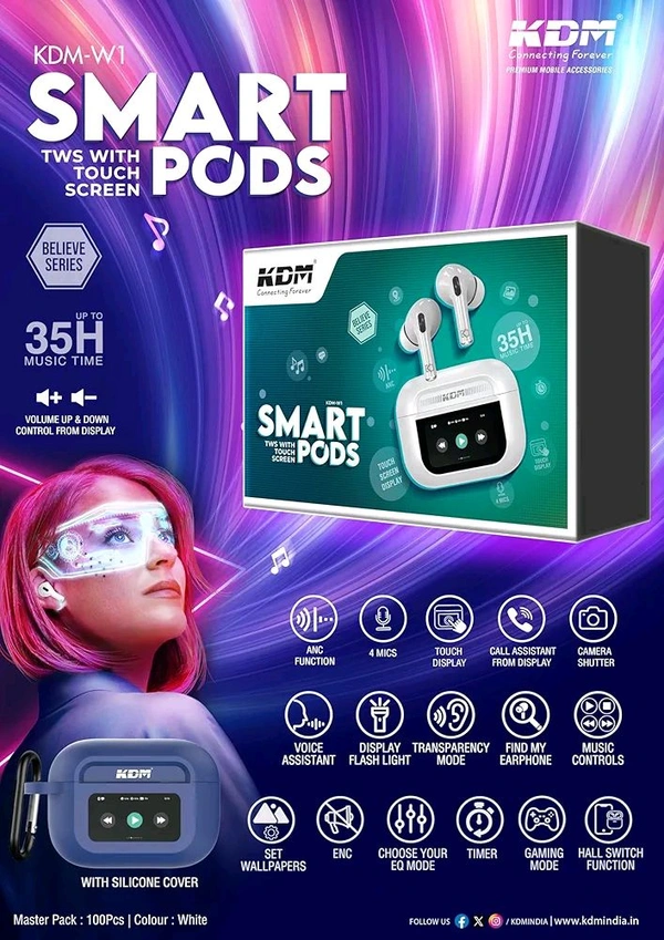 KDM – W1 SMART PODS - White