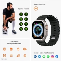 T800 Ultra Smart Watch With Beautiful Strap, Bluetooth Calling Smart Watch