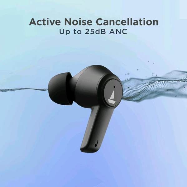 boAt (Original) boAt Airdopes 411 ANC With 1 Year Warranty - Black
