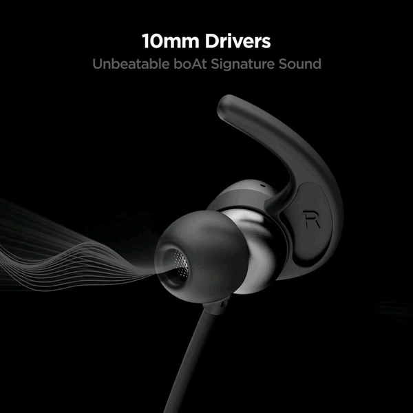boAt (Original) boAt Rockerz 335 Bluetooth Wireless in Ear Earphones - Black