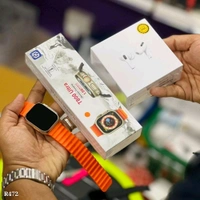 Smart Watch With Airpods Combo