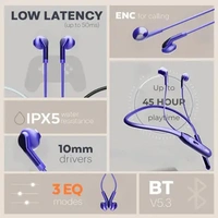 UBON CL-115 Bluetooth Neckband Eargun Series Bluetooth