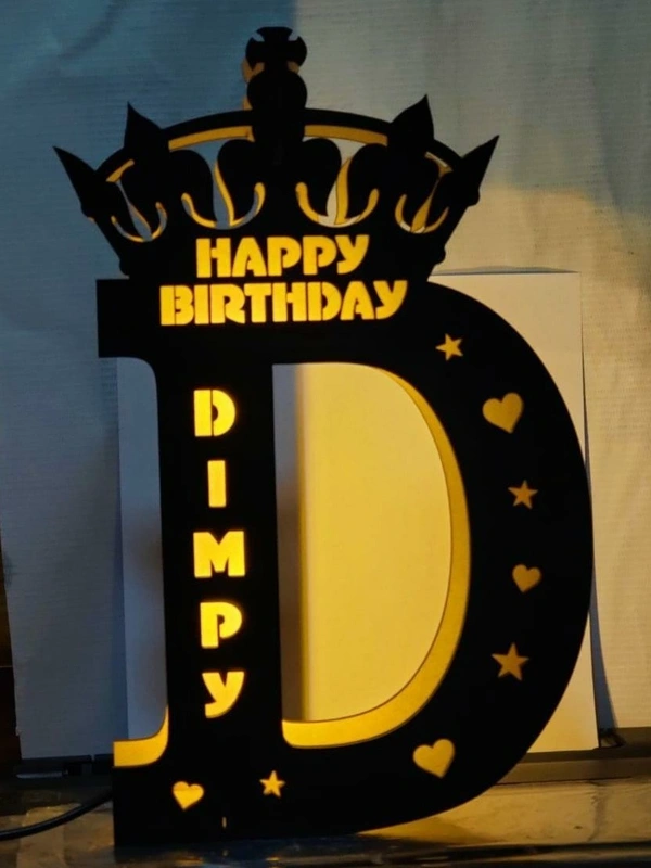 Lovebox LED Alphabet Frame - 12 X 12