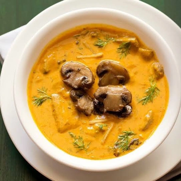 Mushroom Butter Masala - Full Plate