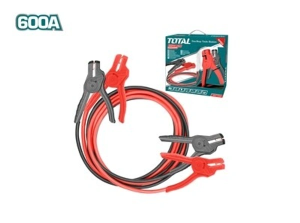 Total Booster Cable 600amp, 3M - PBCA16008 - 3mt, black and red