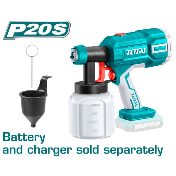 TOTAL Lithium-Ion spray gun TSGLI2001