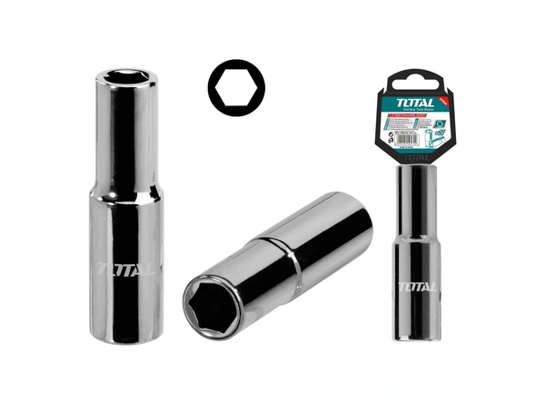 TOTAL 1/2" Deep hexagonal socket THTST12133L