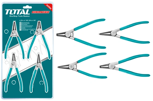 TOTAL 4Pcs circlip pliers set THT114041