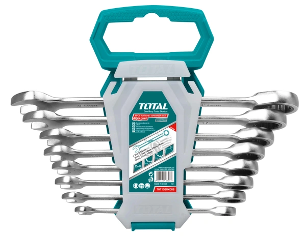 TOTAL 8Pcs ratchet spanner set THT102RK086