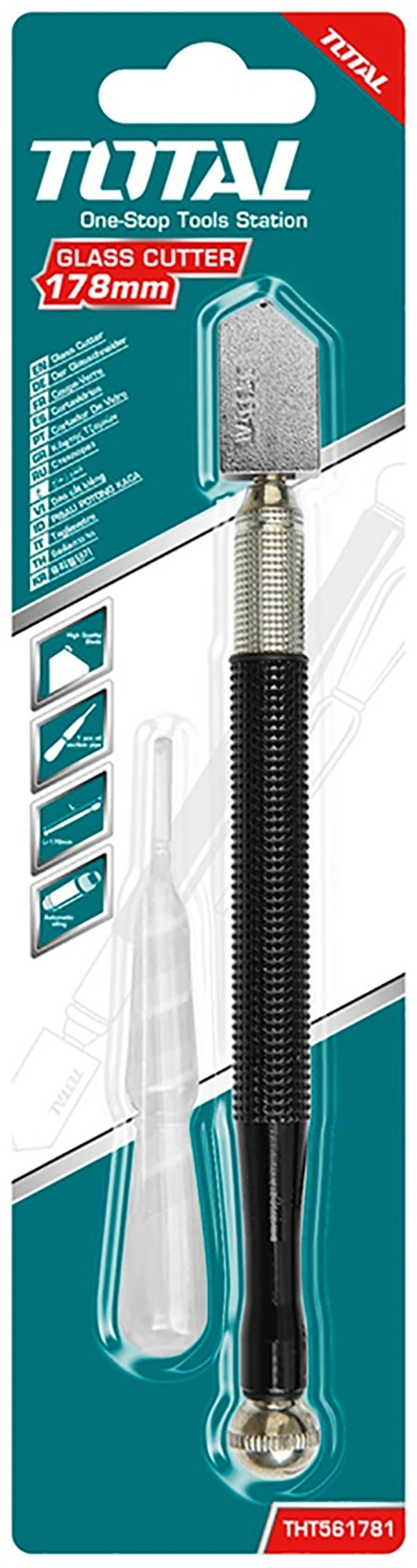 TOTAL Heavy duty glass cutter THT561781